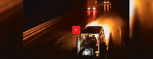 Egy nyest miatt lángolt a színi társulat busza a Kőröshegyi völgyhídon